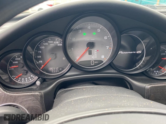 2010 Porsche Panamera S with VIN WP0AB2A76AL065411, listed as a Copart auction lot 57122525 with 135,112 mi miles and Clean title. Bid and sale history available at DreamBid. Image 8.