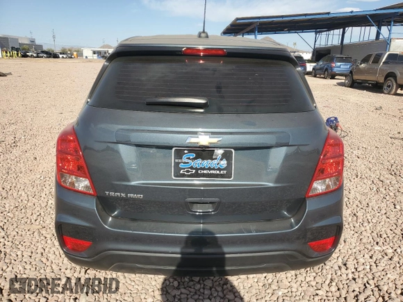 2022 Chevrolet Trax LS with VIN KL7CJNSM8NB507776, listed as a Copart auction lot 87861315 with 61,430 mi miles and Salvage Title. Bid and sale history available at carsss.com. Image 6.