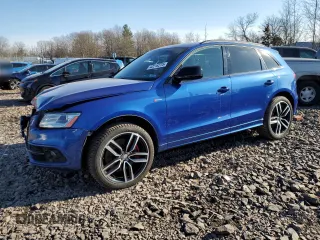 2017 Audi SQ5 Premium Plus with VIN WA1CCAFP0HA015628, listed as a Copart auction lot 42215275 with 89,865 mi miles and Salvage title. Bid and sale history available at DreamBid. Image 1.