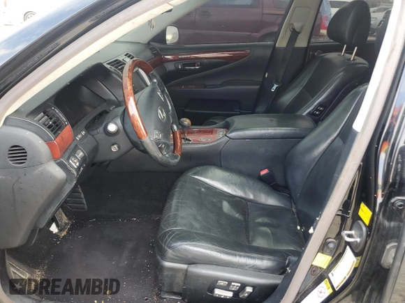 2012 Lexus LS 460 L with VIN JTHGL5EF8C5044754, listed as a Copart auction lot 48166625 with Not provided miles and Salvage title. Bid and sale history available at DreamBid. Image 7.