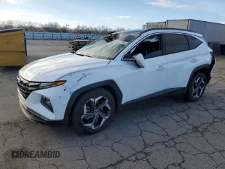 2023 Hyundai Tucson Limited with VIN 5NMJE3AE8PH198032, listed as a Copart auction lot 45332395 with 28,281 mi miles and Salvage Title. Bid and sale history available at carsss.com. Image 1.