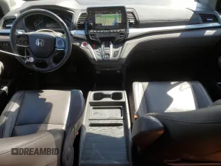 2018 Honda Odyssey EX-L z VIN 5FNRL6H71JB016424, wystawiony jako Copart lot #53859505 z przebiegiem 91 669 mil mil oraz Szkoda całkowita • Salvage title. Historia ofert i sprzedaży dostępna na DreamBid. Obrazek 8.