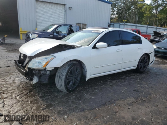 2007 Nissan Maxima 3.5 SE with VIN 1N4BA41E47C854012, listed as a Copart auction lot 76317074 with 186,766 mi miles and Salvage Title. Bid and sale history available at carsss.com. Image 1.