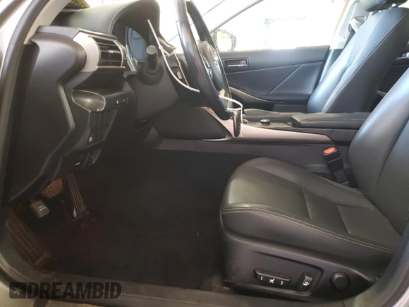 2015 Lexus IS 250 with VIN JTHCF1D29F5019038, listed as a Copart auction lot 53210275 with 55,348 mi miles and Salvage Title. Bid and sale history available at DreamBid. Image 7.