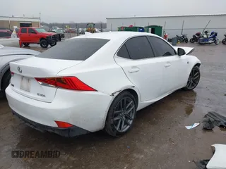 2018 Lexus IS with VIN JTHBA1D28J5078195, listed as a IAAI auction lot 41448692 with 105,745 mi miles. Bid and sale history available at carsss.com. Image 4.