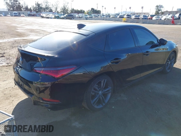 2024 Acura Integra Technology with VIN 19UDE4G72RA015718, listed as a IAAI auction lot 41838377 with 13,351 mi miles and . Bid and sale history available at DreamBid. Image 4.