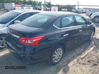 2017 Nissan Sentra S with VIN 3N1AB7AP4HY259811, listed as a IAAI auction lot 42162656 with 244,849 mi miles. Bid and sale history available at carsss.com. Image 4.