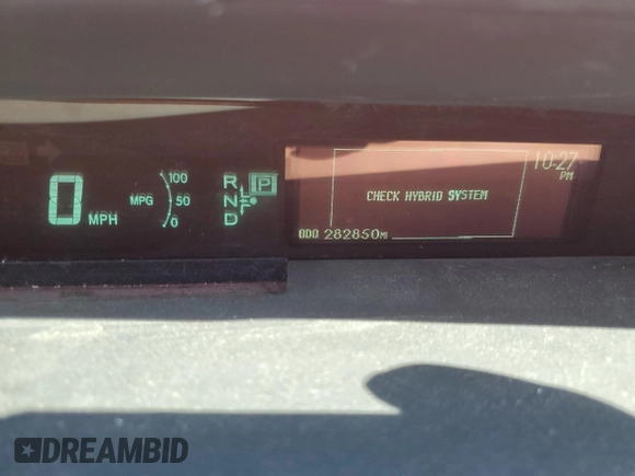 2011 Toyota Prius I z VIN JTDKN3DU1B1420033, wystawiony jako Copart lot #57145255 z przebiegiem 282 850 mil mil oraz Szkoda całkowita • Salvage title. Historia ofert i sprzedaży dostępna na DreamBid. Obrazek 9.