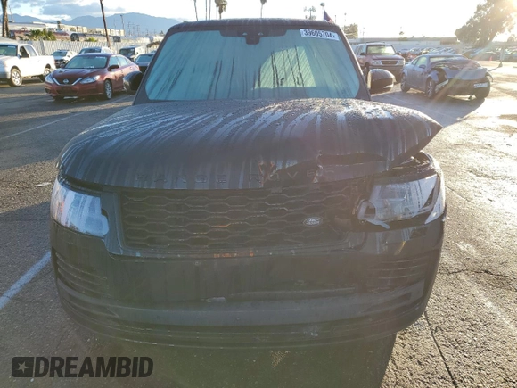 2021 Land Rover Range Rover with VIN SALGS5SE3MA441290, listed as a Copart auction lot 39605704 with 32,422 mi miles and . Bid and sale history available at DreamBid. Image 5.