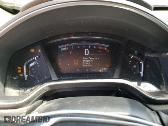 2018 Honda CR-V EX-L with VIN 2HKRW1H84JH518798, listed as a Copart auction lot 53500745 with 131,475 mi miles and Salvage Title. Bid and sale history available at DreamBid. Image 9.