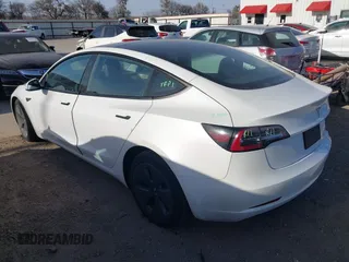 2023 Tesla Model 3 with VIN 5YJ3E1EAXPF436212, listed as a IAAI auction lot 41727400 with 81,011 mi miles and . Bid and sale history available at carsss.com. Image 3.