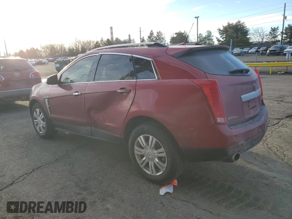 2010 Cadillac SRX Luxury Collection with VIN 3GYFNDEY5AS608716, listed as a Copart auction lot 46434825 with 117,323 mi miles and Salvage Title. Bid and sale history available at carsss.com. Image 2.