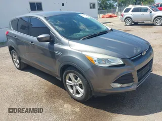 2014 Ford Escape SE z VIN 1FMCU9GX0EUE12195, wystawiony jako IAAI lot #42674879 z przebiegiem 96 576 mil mil oraz . Historia ofert i sprzedaży dostępna na DreamBid. Obrazek 1.