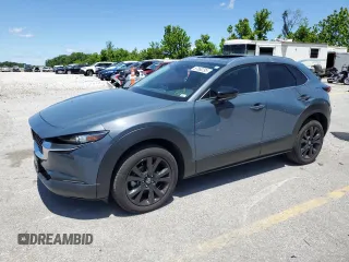 2022 Mazda CX-30 S Carbon Edition with VIN 3MVDMBCL5NM447711, listed as a Copart auction lot 57862295 with 33,148 mi miles and Salvage title. Bid and sale history available at DreamBid. Image 1.