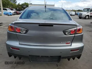 2014 Mitsubishi Lancer Evolution MR with VIN JA32W5FVXEU007527, listed as a Copart auction lot 87667745 with 74,484 mi miles and Salvage Title. Bid and sale history available at carsss.com. Image 6.