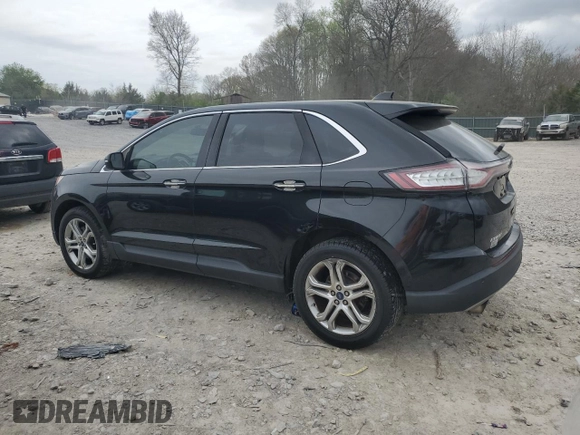 2015 Ford Edge Titanium with VIN 2FMTK4K91FBB31094, listed as a Copart auction lot 51283425 with 166,636 mi miles and Clean Title. Bid and sale history available at carsss.com. Image 2.