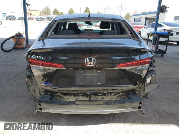 2023 Honda Civic Sedan EX with VIN 2HGFE1F72PH310289, listed as a Copart auction lot 49310585 with 58,828 mi miles and Salvage Title. Bid and sale history available at carsss.com. Image 6.