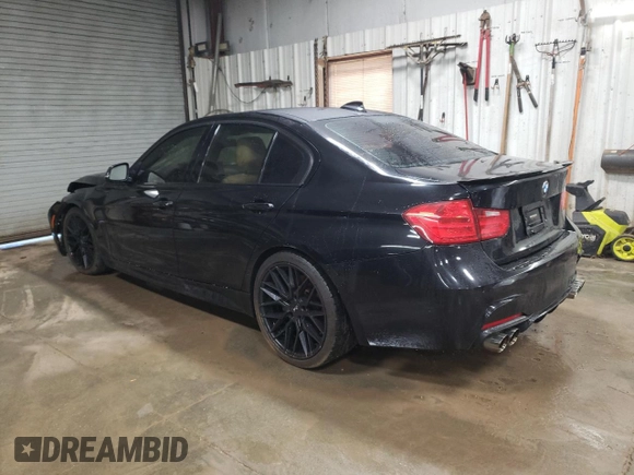 2015 BMW 3 Series 335i xDrive with VIN WBA3B9G56FNR93686, listed as a Copart auction lot 76399994 with 100,469 mi miles and Salvage Title. Bid and sale history available at carsss.com. Image 2.