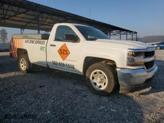 2018 Chevrolet Silverado 1500 Work Truck with VIN 1GCNCNECXJZ906067, listed as a Copart auction lot 46873105 with 104,068 mi miles and Salvage Title. Bid and sale history available at carsss.com. Image 4.