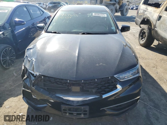 2019 Acura TLX with VIN 19UUB2F36KA000074, listed as a Copart auction lot 48382224 with 88,912 mi miles and Salvage Title. Bid and sale history available at carsss.com. Image 5.