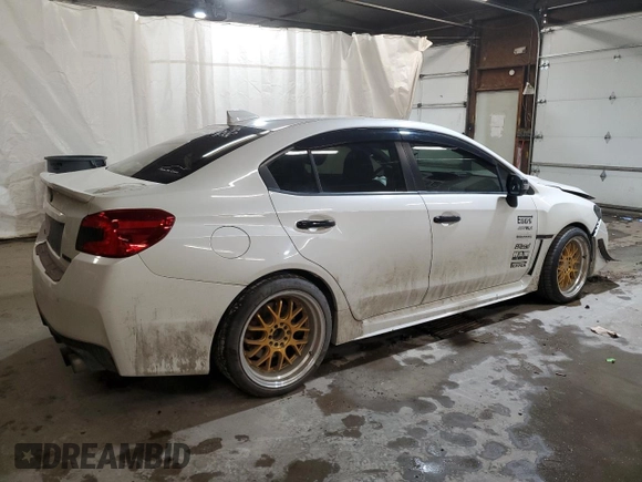 2017 Subaru WRX Limited with VIN JF1VA1N65H8814136, listed as a Copart auction lot 43193275 with 124,721 mi miles and Salvage Title. Bid and sale history available at carsss.com. Image 3.