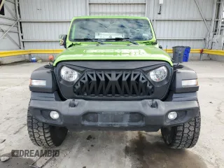 2019 Jeep Wrangler Unlimited Sport with VIN 1C4HJXDG4KW508021, listed as a Copart auction lot 43949845 with 107,464 mi miles and Salvage title. Bid and sale history available at DreamBid. Image 5.