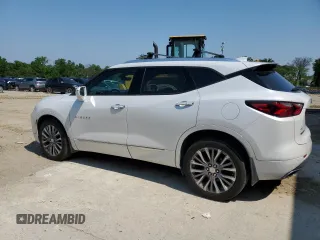 2020 Chevrolet Blazer Premier z VIN 3GNKBLRS6LS715541, wystawiony jako Copart lot #60092915 z przebiegiem 94 080 mil mil oraz Szkoda całkowita • Salvage title. Historia ofert i sprzedaży dostępna na DreamBid. Obrazek 2.