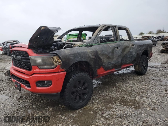 2022 Ram 2500 Big Horn with VIN 3C6UR5DL4NG170848, listed as a Copart auction lot 78274204 with 0 mi miles and Non Repairable. Bid and sale history available at carsss.com. Image 1.