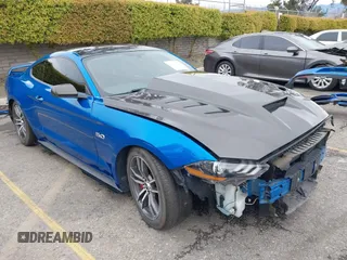 2019 Ford Mustang GT with VIN 1FA6P8CF9K5148115, listed as a IAAI auction lot 41736155 with 52,986 mi miles and . Bid and sale history available at DreamBid. Image 1.