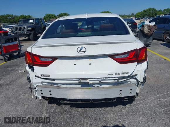 2015 Lexus GS 350 with VIN JTHCE1BL6FA003000, listed as a IAAI auction lot 42041493 with Not Provided miles and . Bid and sale history available at DreamBid. Image 15.
