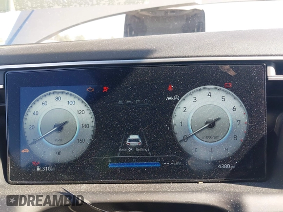 2024 Hyundai Tucson Limited with VIN 5NMJE3DE7RH366483, listed as a IAAI auction lot 41541545 with 4,380 mi miles and . Bid and sale history available at DreamBid. Image 7.