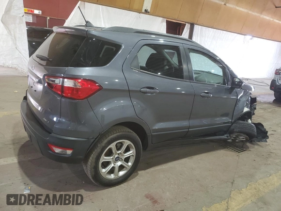 2019 Ford EcoSport SE with VIN MAJ6S3GL9KC264394, listed as a Copart auction lot 50879545 with 126,151 mi miles and Salvage Title. Bid and sale history available at carsss.com. Image 3.