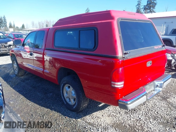 1997 Dodge Dakota with VIN 1B7GL23X1VS178361, listed as a IAAI auction lot 41546722 with 196,329 mi miles. Bid and sale history available at carsss.com. Image 3.