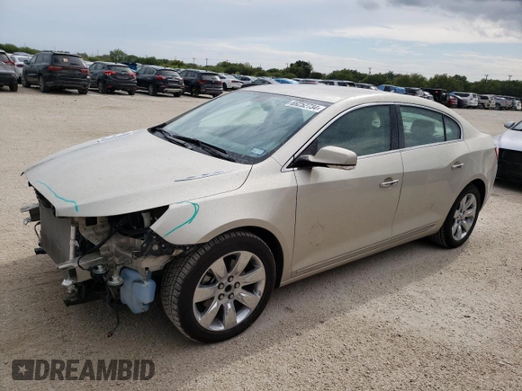 2013 Buick LaCrosse Leather with VIN 1G4GC5E31DF211258, listed as a Copart auction lot 69252734 with 45,070 mi miles and Salvage Title. Bid and sale history available at DreamBid. Image 1.
