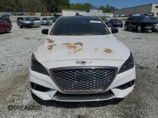 2019 Genesis G80 3.3T Sport with VIN KMHGN4JBXKU301437, listed as a Copart auction lot 51407845 with 55,678 mi miles and Salvage Title. Bid and sale history available at carsss.com. Image 5.