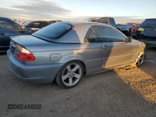 2004 BMW 3 Series 325Ci with VIN WBABW33444PL25543, listed as a Copart auction lot 83811414 with 106,309 mi miles and Salvage Title. Bid and sale history available at carsss.com. Image 3.