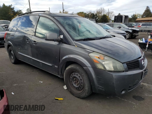 2006 Nissan Quest S Special Edition with VIN 5N1BV28U06N114861, listed as a Copart auction lot 77783544 with 192,627 mi miles and Salvage Title. Bid and sale history available at carsss.com. Image 4.