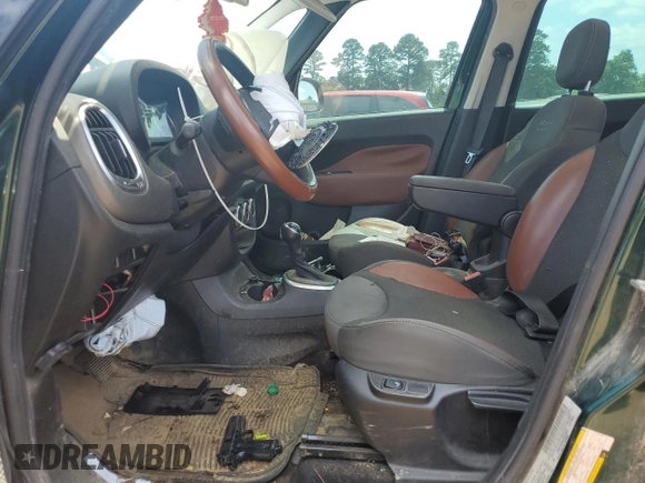2014 FIAT 500L Trekking with VIN ZFBCFADH6EZ021863, listed as a Copart auction lot 54684315 with 179,874 mi miles and Salvage Title. Bid and sale history available at DreamBid. Image 7.