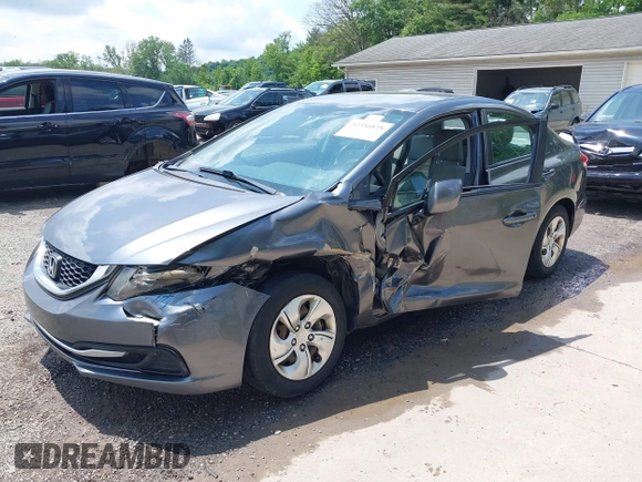 2013 Honda Civic LX with VIN 19XFB2F53DE041982, listed as a IAAI auction lot 42356828 with 127,350 mi miles and . Bid and sale history available at DreamBid. Image 17.