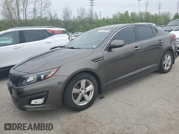 2014 Kia Optima LX with VIN 5XXGM4A79EG323314, listed as a Copart auction lot 49127304 with 94,269 mi miles and Salvage Title. Bid and sale history available at carsss.com. Image 1.