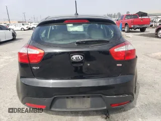 2014 Kia Rio LX with VIN KNADM5A35E6409088, listed as a Copart auction lot 75004804 with 111,664 mi miles and Salvage Title. Bid and sale history available at carsss.com. Image 6.
