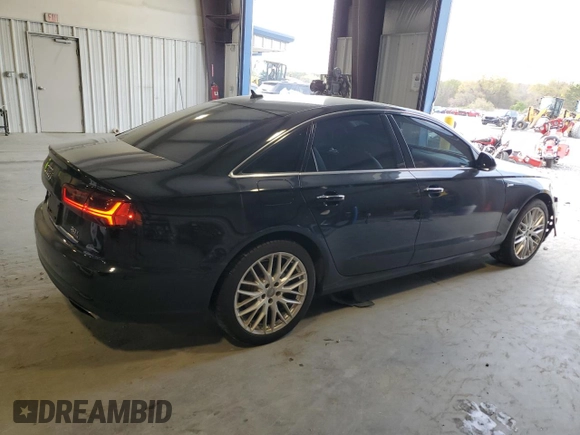 2016 Audi A6 Premium Plus with VIN WAUFGAFC3GN003689, listed as a Copart auction lot 50046145 with 130,670 mi miles and Salvage Title. Bid and sale history available at DreamBid. Image 3.