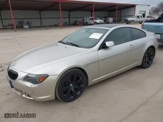 2007 BMW 6 Series 650i with VIN WBAEH135X7CR52022, listed as a IAAI auction lot 41343197 with 87,607 mi miles. Bid and sale history available at carsss.com. Image 2.
