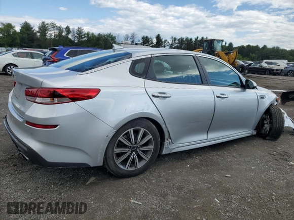 2019 Kia Optima LX with VIN 5XXGT4L34KG362398, listed as a Copart auction lot 57836525 with 40,578 mi miles and Salvage title. Bid and sale history available at DreamBid. Image 3.