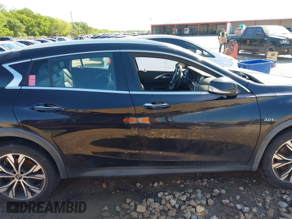 2017 Infiniti QX30 Luxury with VIN SJKCH5CR6HA019698, listed as a IAAI auction lot 42073881 with 99,549 mi miles. Bid and sale history available at carsss.com. Image 13.