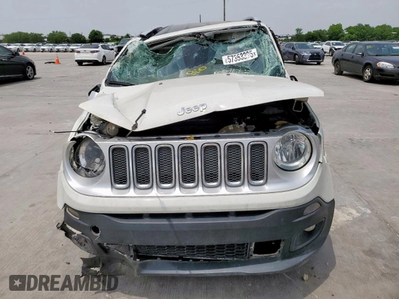 2018 Jeep Renegade Limited with VIN ZACCJADBXJPH49671, listed as a Copart auction lot 57353395 with 49,582 mi miles and Clean title. Bid and sale history available at DreamBid. Image 5.