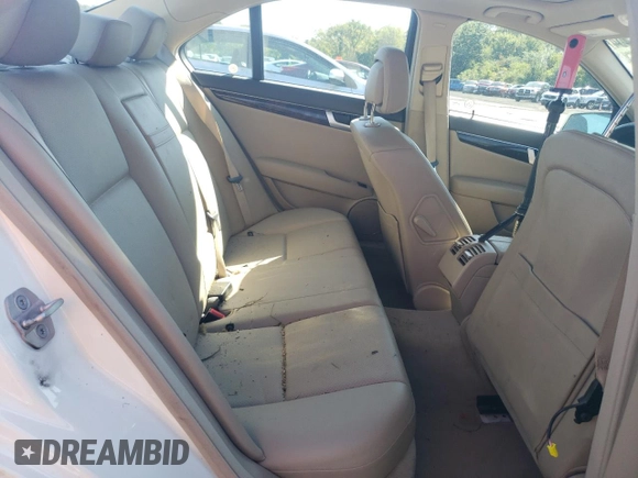2012 Mercedes-Benz C 300 Sport with VIN WDDGF8BB3CR191350, listed as a Copart auction lot 69583404 with 116,462 mi miles and Salvage title. Bid and sale history available at DreamBid. Image 10.
