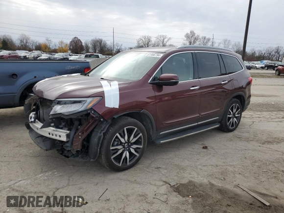 2020 Honda Pilot Touring 7-Passenger z VIN 5FNYF6H63LB004207, wystawiony jako Copart lot #81986794 z przebiegiem 98 454 mil mil oraz Szkoda całkowita • Salvage title. Historia ofert i sprzedaży dostępna na DreamBid. Obrazek 1.