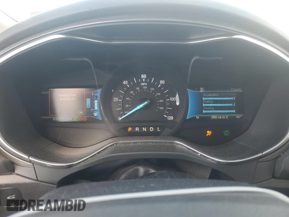 2016 Ford Fusion Titanium Hybrid with VIN 3FA6P0RU1GR100099, listed as a Copart auction lot 88540565 with 232,915 mi miles and Salvage Title. Bid and sale history available at carsss.com. Image 9.