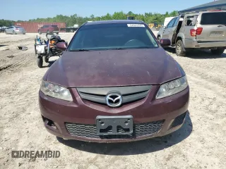 2008 Mazda 6 i Sport VE with VIN 1YVHP80C285M22738, listed as a Copart auction lot 52025935 with 281,656 mi miles and Salvage Title. Bid and sale history available at carsss.com. Image 5.